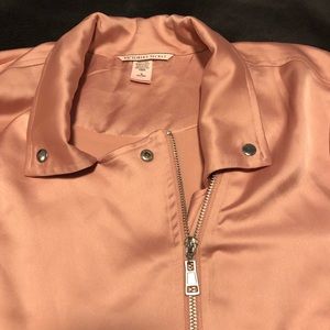 EUC Victoria’s Secret Pink Satin jacket - M